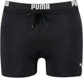 PUMA Swim Logo Trunk Heren Zwembroek - zwart - Maat S