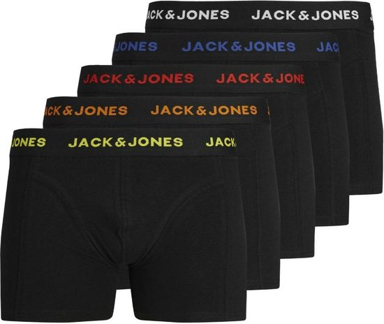 JACK & JONES JUNIOR JACBLACK FRIDAY TRUNKS 5 PACK BOX JNR Caleçons Garçons - Noir - Taille 152