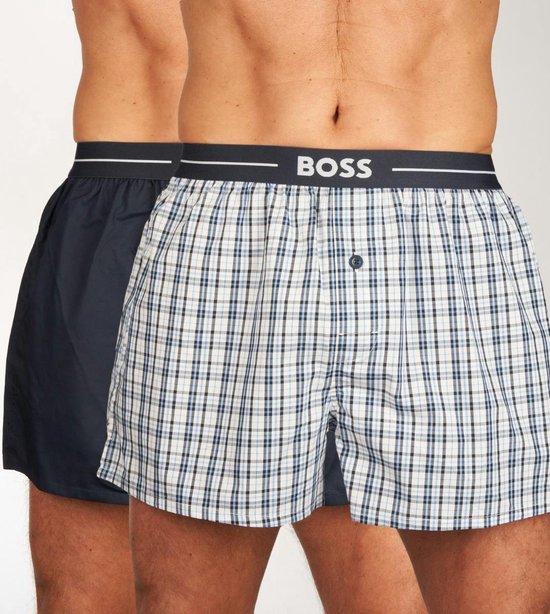 Hugo Boss - Boxers 2-Pack Navy - Taille L - Regular fit