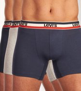 Levi's Lange short - 3 Pack 001 Grey/Blue - maat S (S) - Heren Volwassenen - Katoen/elastaan- 100002870-001-S