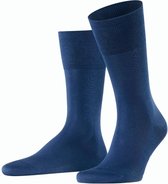FALKE Tiago hoge kwaliteit zonder motief halfhoog comfortabel  robuust ademend cadeau dekkend Fil D'Ecosse Katoen Blauw Heren sokken - Maat 41-42