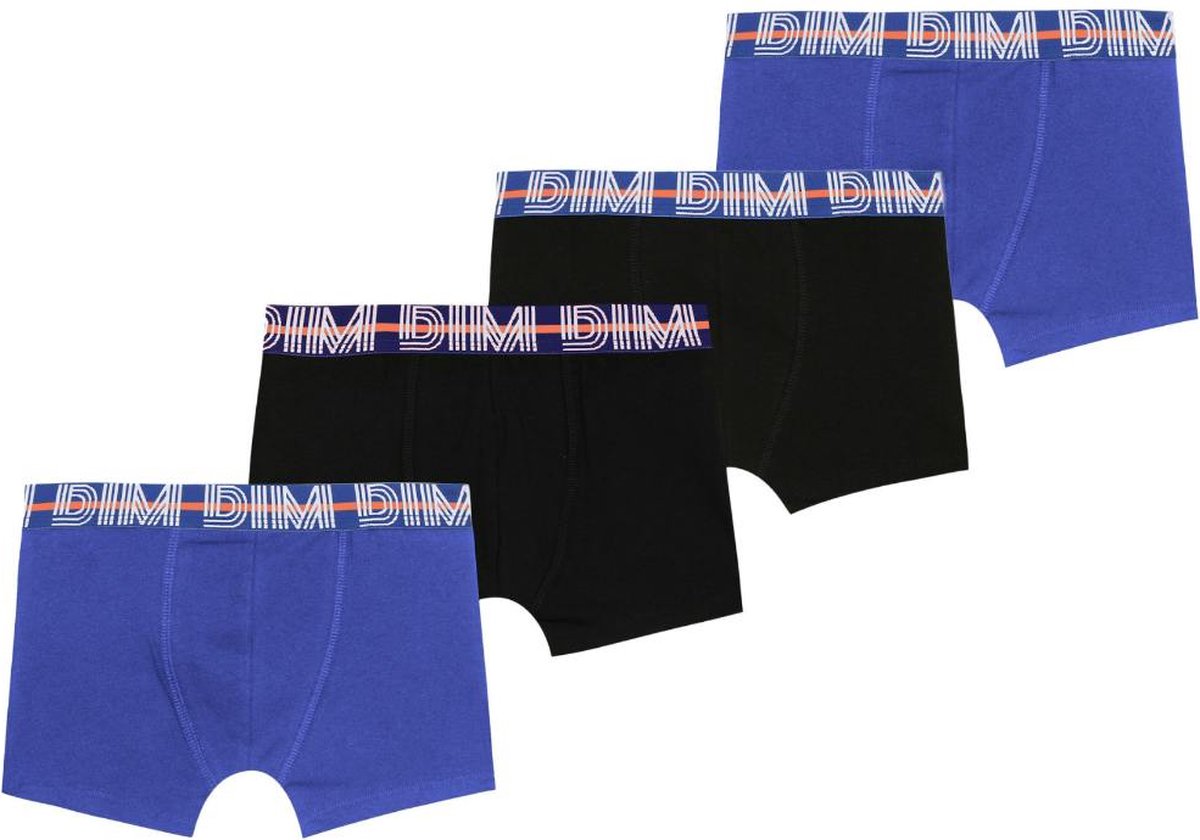 Dim Korte short - 4 Pack Zwart-Blauw - 096S-AGC - 110 - Mannen