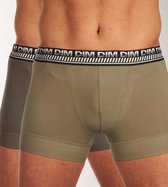 Dim Lange short - 2 Pack AA4 Kaki - maat XL (XL) - Heren Volwassenen - Katoen/elastaan- 02CS-AA4-XL