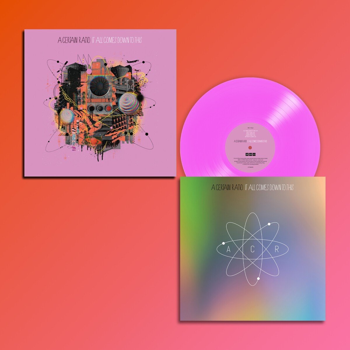 A Certain Ratio - It All Comes Down To This (LP) (Coloured Vinyl) (Limited Edition)