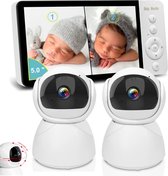 iNeedy - Babyfoon - Babyfoon avec deux caméras - Vidéo et Audio - 5 pouces HD