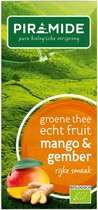 Piramide Biologische Groene Theezakjes Mango Gember 20 stuks