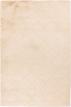 Impulse | Hoogpolig Vloerkleed | Beige | Hoogwaardige Kwaliteit | 120x170 cm