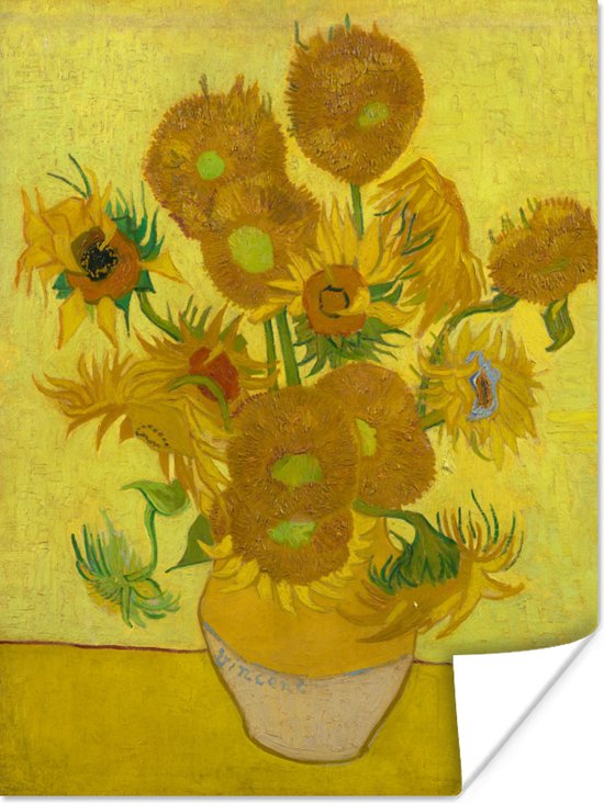 Poster Zonnebloemen - Vincent van Gogh - 30x40 cm