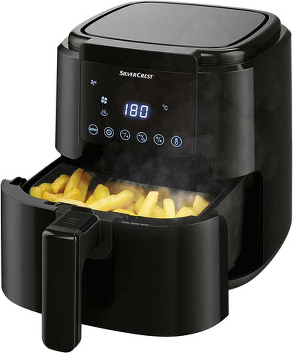 Silvercrest Airfryer met Dubbele Lade 3,2 Liter 1400 Watt - €64,50