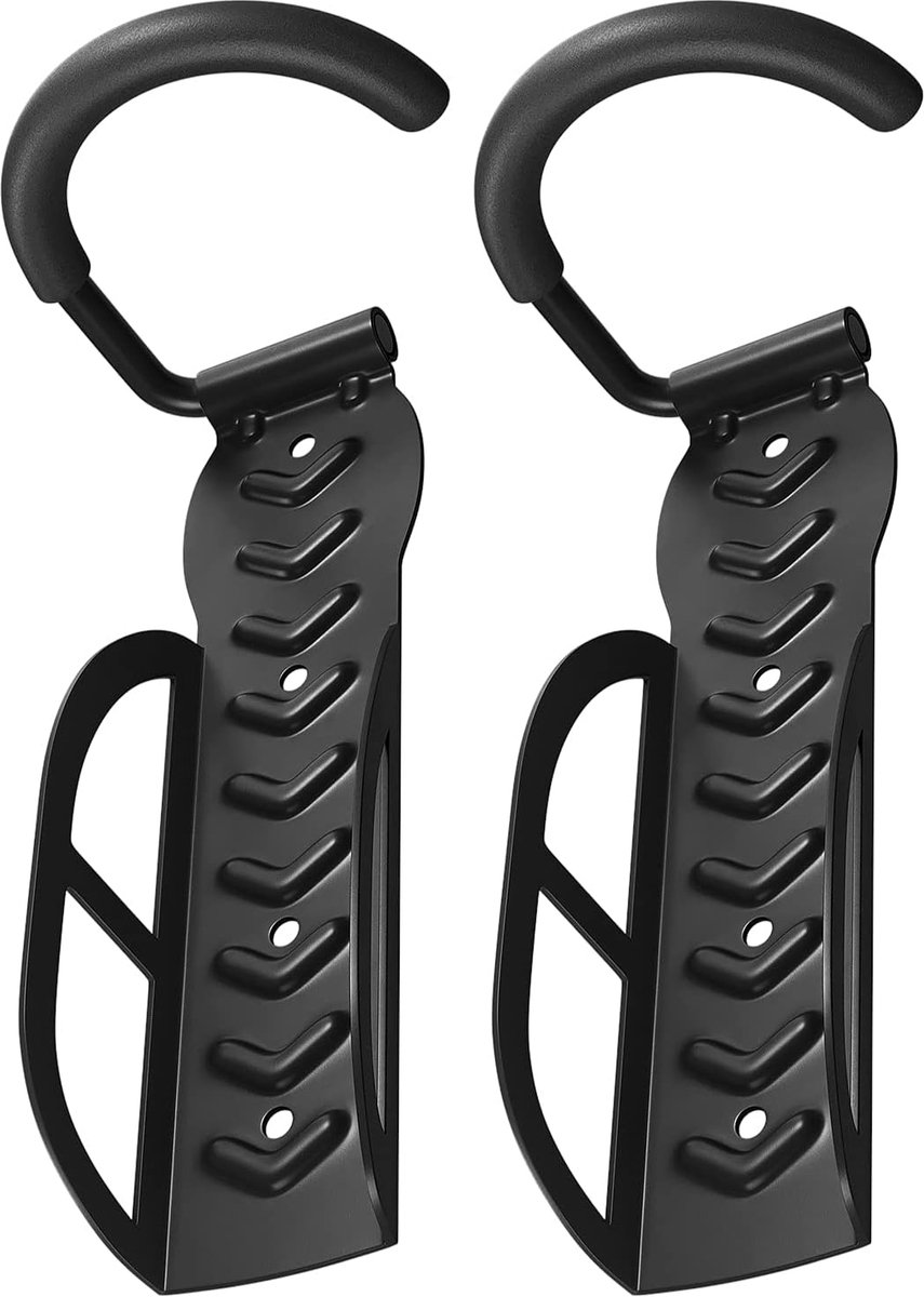Fietswandhouder, verticale set, 2 stuks, fietshouder voor fiets, mountainbike, racefiets, fietswandhouders, fietsophanging voor muur voor garage, woning, kelder