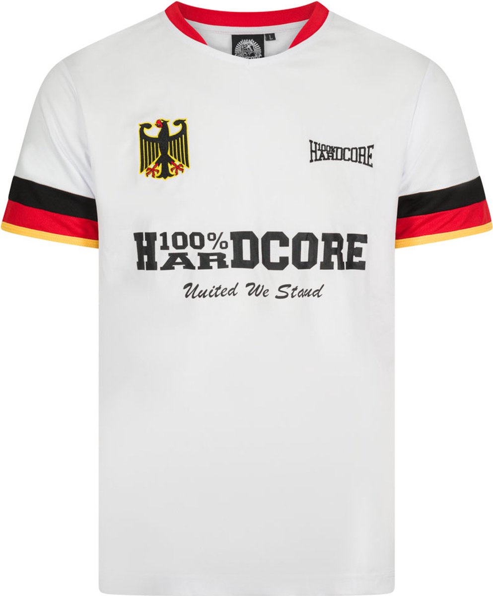 100% Hardcore Voetbalshirt Duitsland - Maat: M