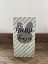 Paquet cadeau de Pâques / 8x cintre avec signe de message texte Joyeuses Pasen - boîte d'oeufs (coeur) / décoration de Pâques / décoration de Pâques
