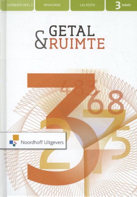 Getal & Ruimte 12e ed havo 3 1 FLEX leerboek - cover