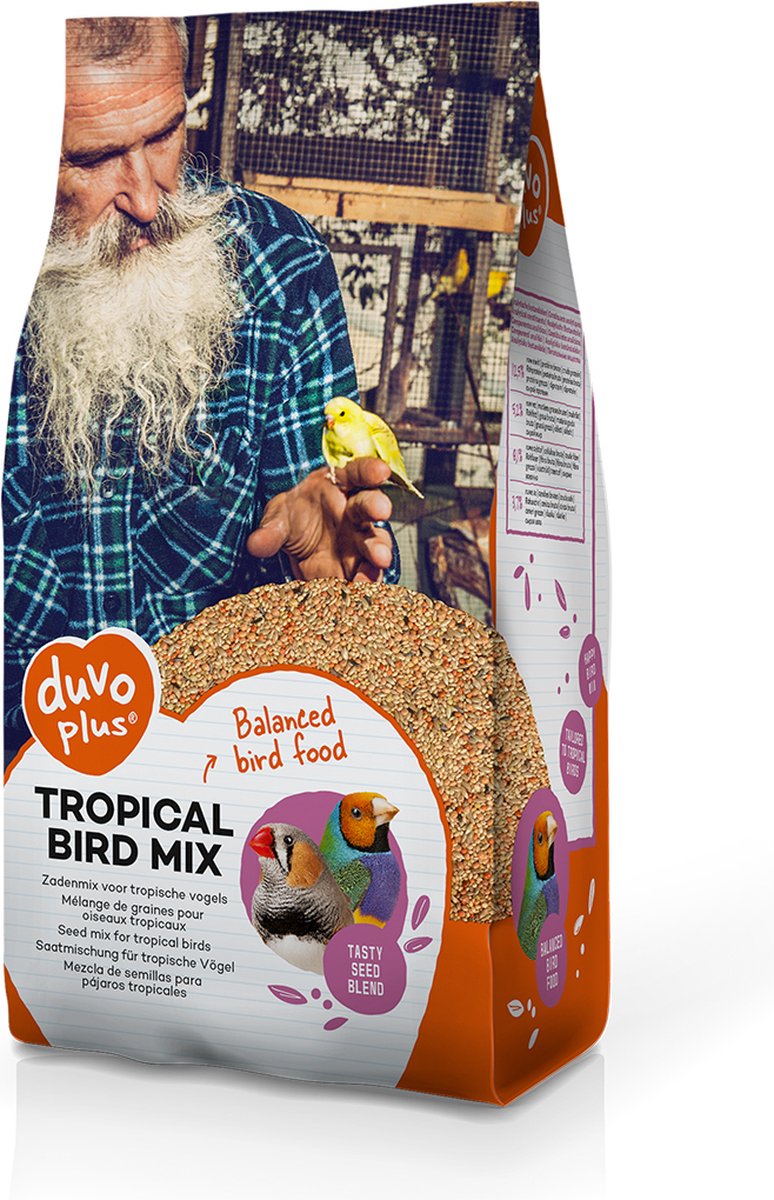 Duvoplus - Binnenvogelvoer - Vogel - Tropische Vogel Mix 4kg - 1st