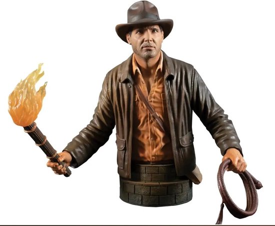 Indiana Jones: Les Aventuriers de l'Arche Perdue Buste 1/6 Indiana Jones Variant SDCC 2023 Exclusive 15 cm