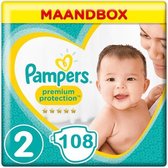 Pampers Premium Protection Maat 2 - 4 tot 8kg - 108 Stuks