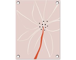 Tuinposter – Bloem – Pastel – Abstract – Poster voor buiten – Tuindoek – Schuttingdoek – Muurposter buiten – 30×40 cm Tuinposter – Bloem – Pastel – Abstract – Poster voor buiten – Tuindoek – Schuttingdoek – Muurposter buiten – 30×40 cm