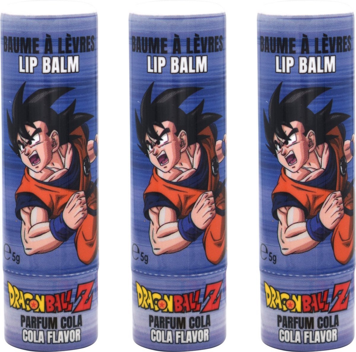 Dragon Ball Z Lippenbalsem - Set van 3 - 5 gr - Vegan