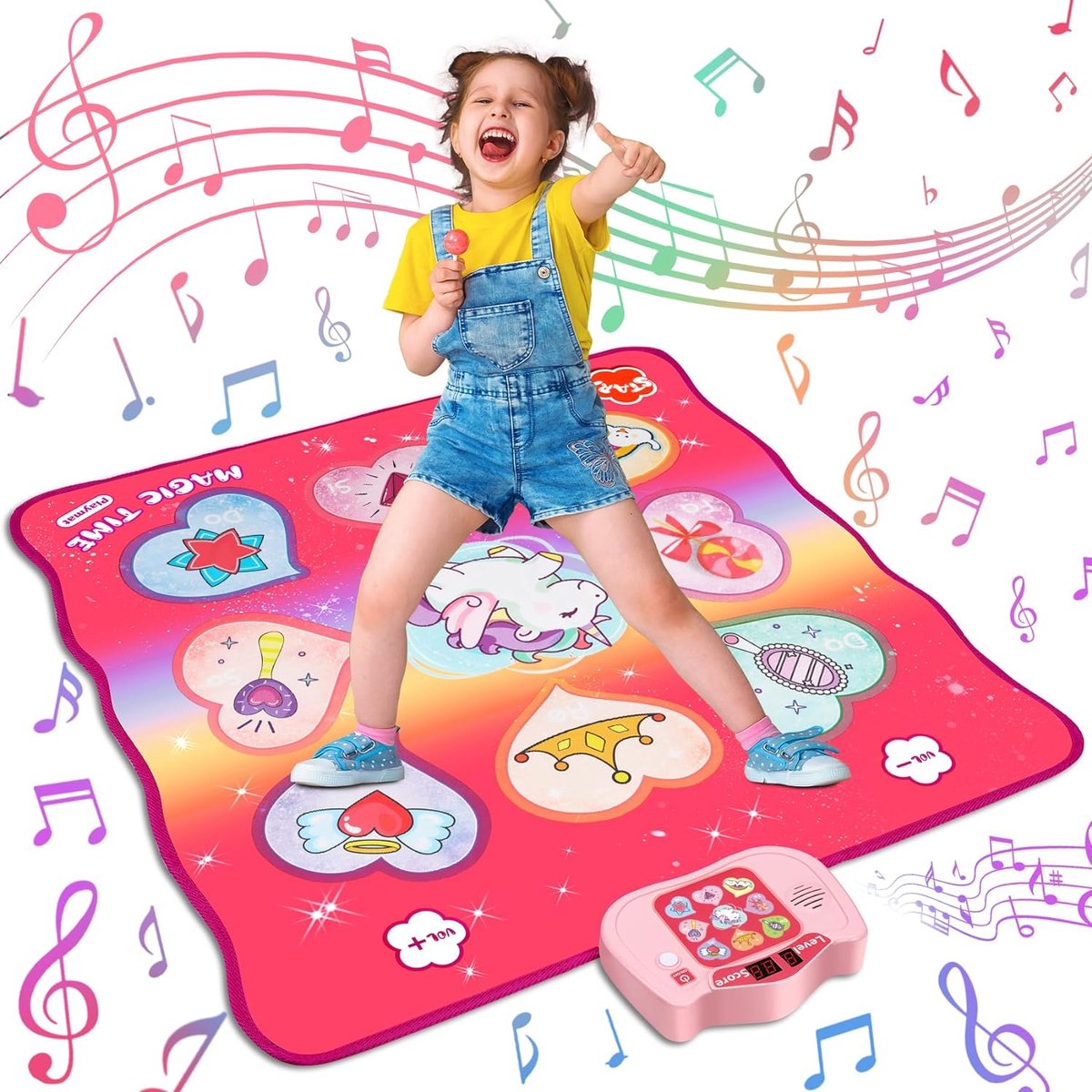 Equivera Dansmat - Dansmat Voor Meisjes - Muziekmat - Interactieve Speelmat