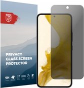 Rosso Privacy Screen Protector Geschikt voor de Samsung Galaxy S22 Plus - 9H Gehard Glas - Case Friendly Tempered Glass - Eenvoudige Installatie