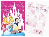 Disney prinsessen uitnodigingen - Kinderfeestje - Kinderpartijtje - Prinsessen feestje - Prinsessen kinderfeestje - Uitnodigingen - Jarig - Disney feestje - Disney Prinsessen - Kinderfeestje meisjes - Sneeuwwitje - Doornroosje - Assepoester
