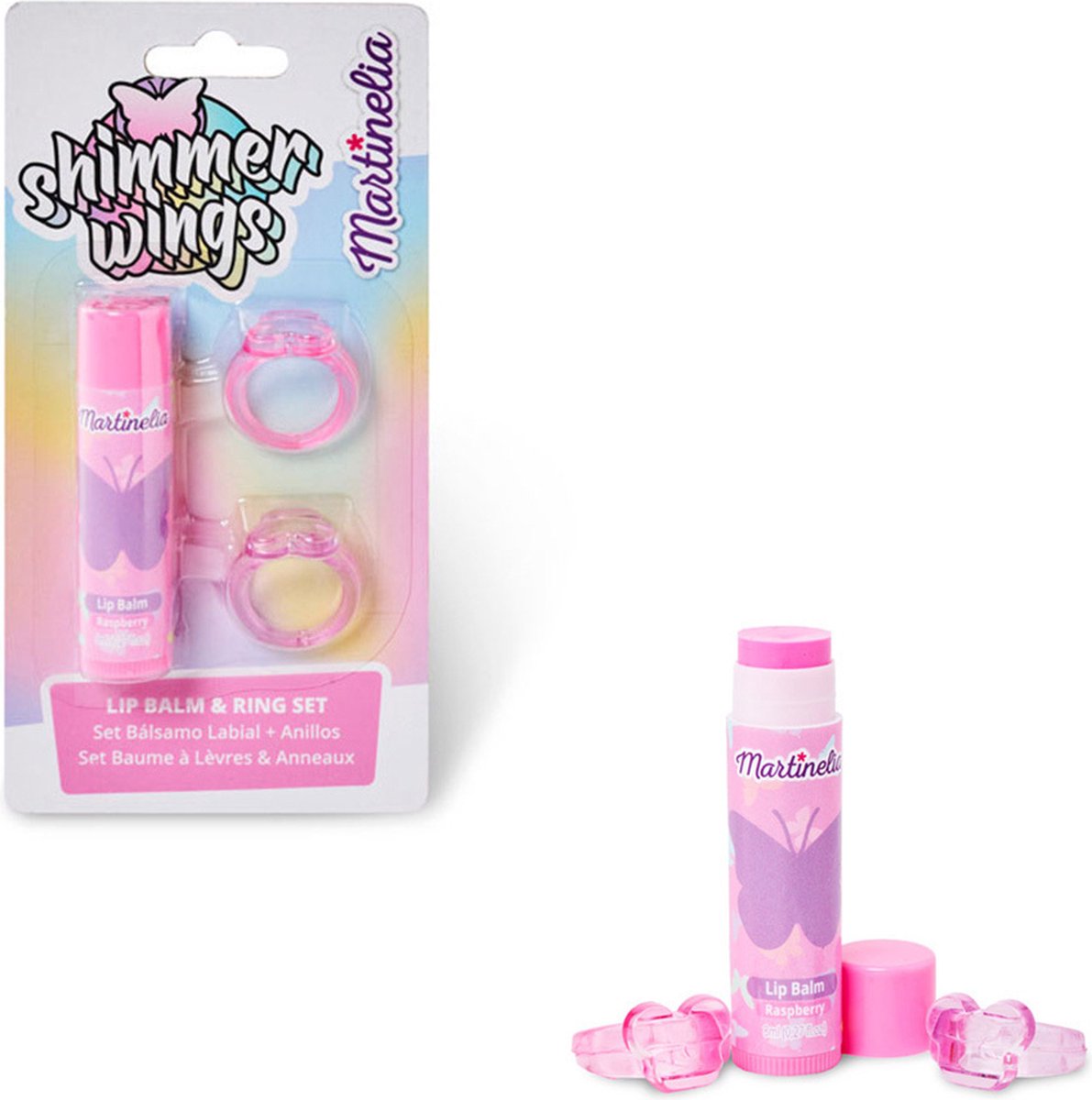 Martinelia SHIMMER WINGS - Lippen balsem - Met ring