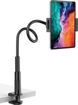 Cadorabo support de tablette flexible à col de cygne support de téléphone portable en NOIR pour un usage domestique