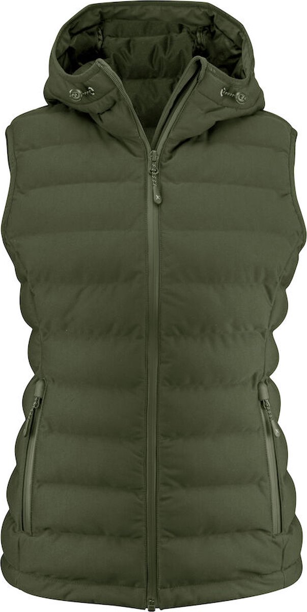 James Harvest WOODLAKE HEIGHTS VEST WOMAN 2121046 mosgroen