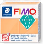 FIMO effect ovenhardende boetseerklei standaard blokje 57 g - neon oranje