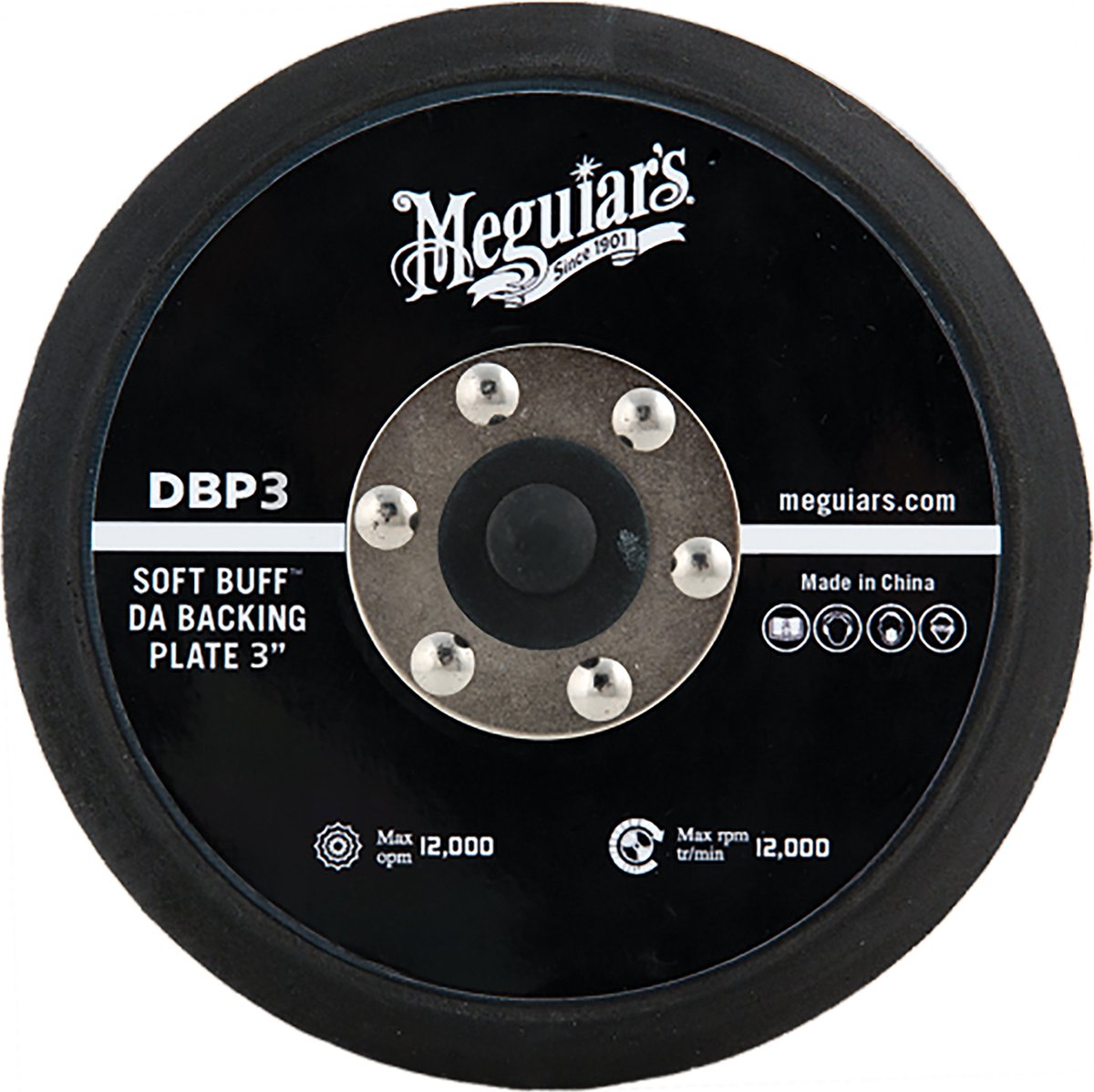 Meguiar's DBP3 DA Soft Buff DA Backing Plate 3