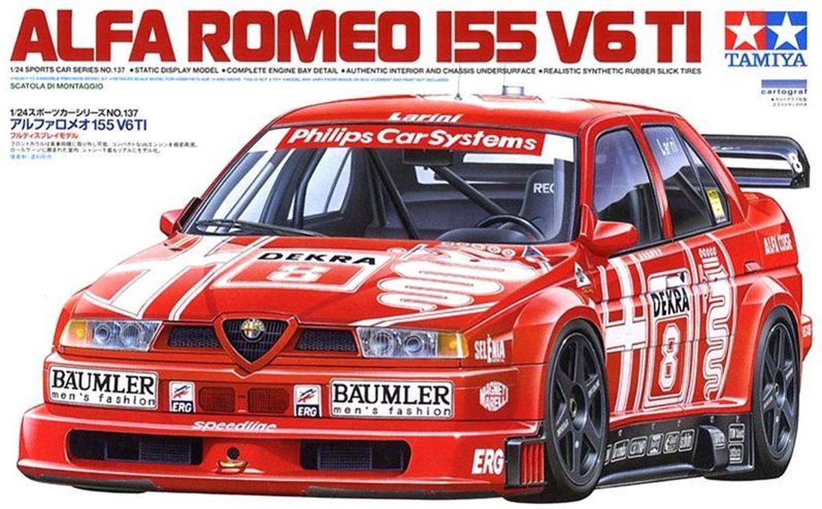 タミヤ　アルファロメオ　155 DTM TAMIYA 1:24 Alfa Romeo 155 V6 TI DTM 1993 | bol