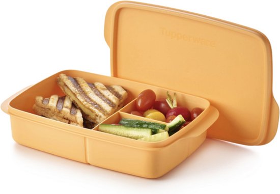 Tupperware drievaksdoos (groot) nieuwe kleur