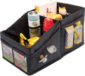 Auto Organizer - de praktische vouwbox voor de achterbank of kofferbak. Opbergdoos voor het opbergen van luiers, speelgoed enz. naast het kinderzitje