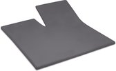 Cinderella - Hoeslaken Splittopper (jusqu'à 15 cm) - Satin - 160x200 cm - Anthracite