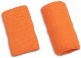 US Glove - Polsbanden - Zweetbanden - All-Sports - Diverse Kleuren - Katoen - 11 cm - Neon Orange
