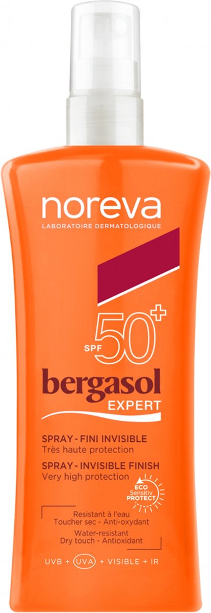 Noreva Bergasol Expert Invisible Finish Spray SPF50+ 125 ml