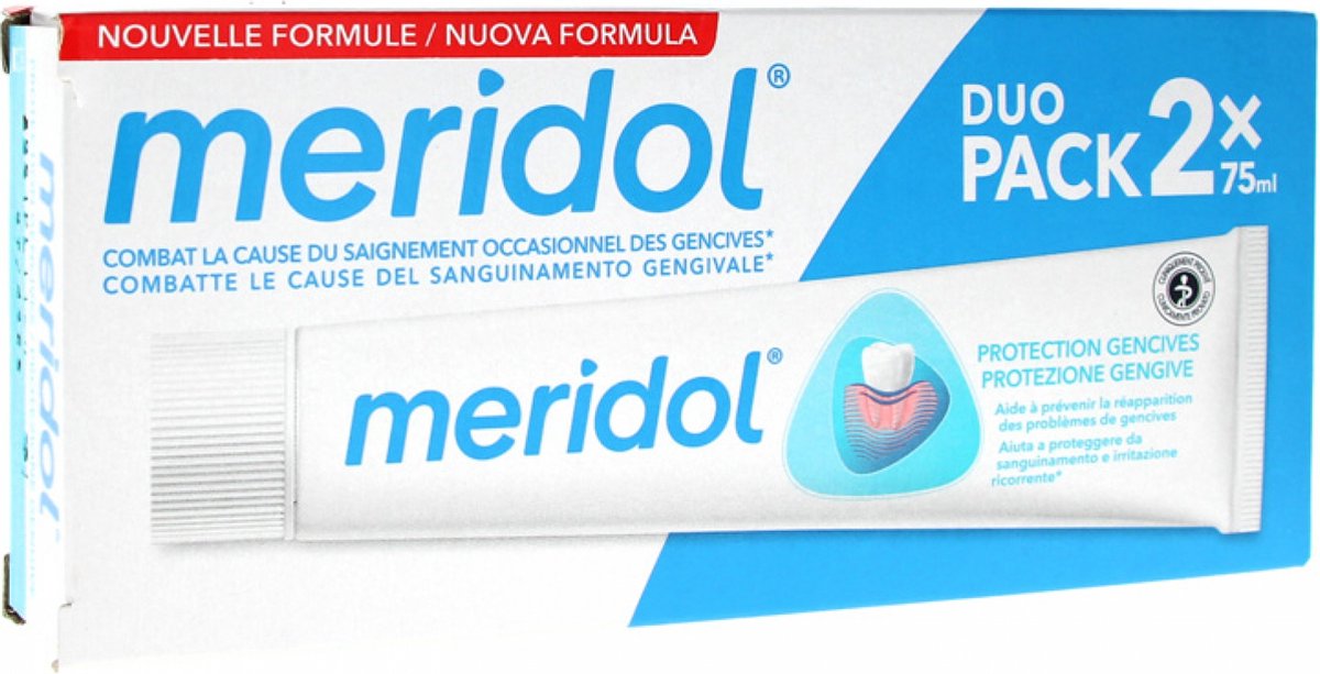 Goedkoopste Meridol Tandpasta Duopack 2x75ml