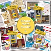 4x Escape room spel voor kinderen 8 t/m 12 jr. – escape bundel 1 – download, print & speel – kinderfeestje