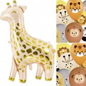 Set de ballons Jungle 19 pièces Girafe - ballon - girafe - jungle - décoration - soirée à thème