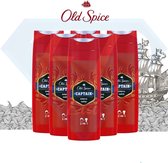 Old Spice Captain 2-in-1, 6 x 250 ml + gratis washandje