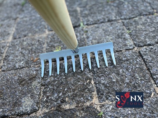 Synx Tools Tuinhark 10 Tanden verzinkt Hark - Harken - Bladharken - Bodembewerkers - Onkruidverwijderaar - Tuinartikelen - zonder steel van Synx Tools — afbeelding 3