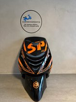 Piaggio Zip Stickerset - Piaggio Zip SP set - Zip SP - Scootersticker - Scooter Accessoires - Voorkap - Mat Oranje