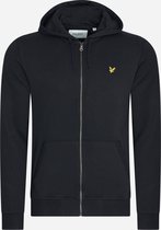 Lyle & Scott Zip through hoodie - jet black