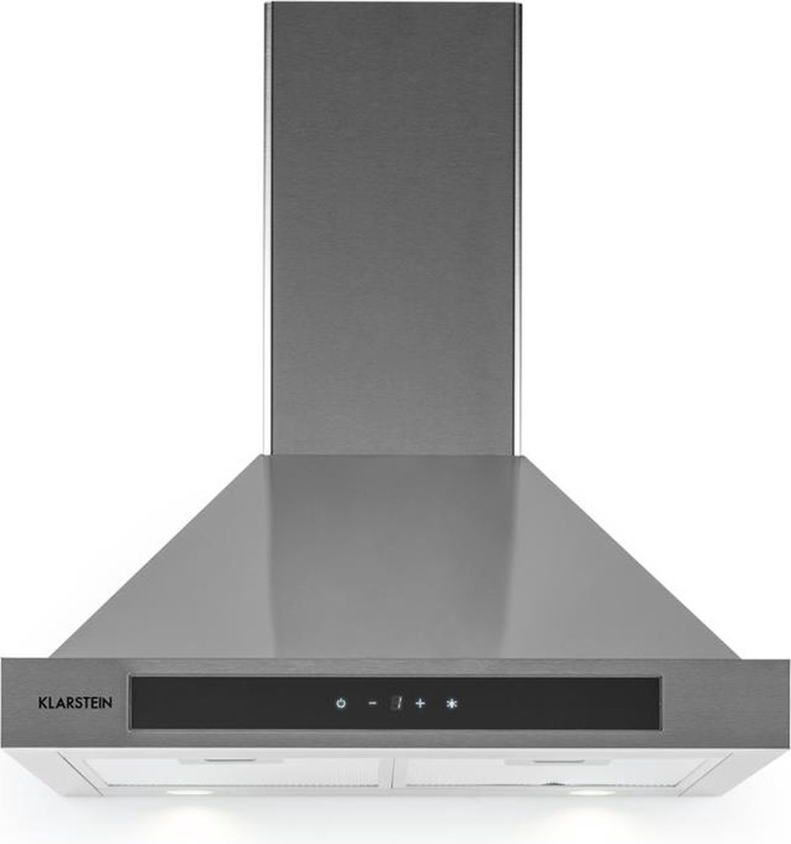Klarstein Zelda afzuigkap - edelstaal - 60cm wandmontage 620 m³/h Touch Timer