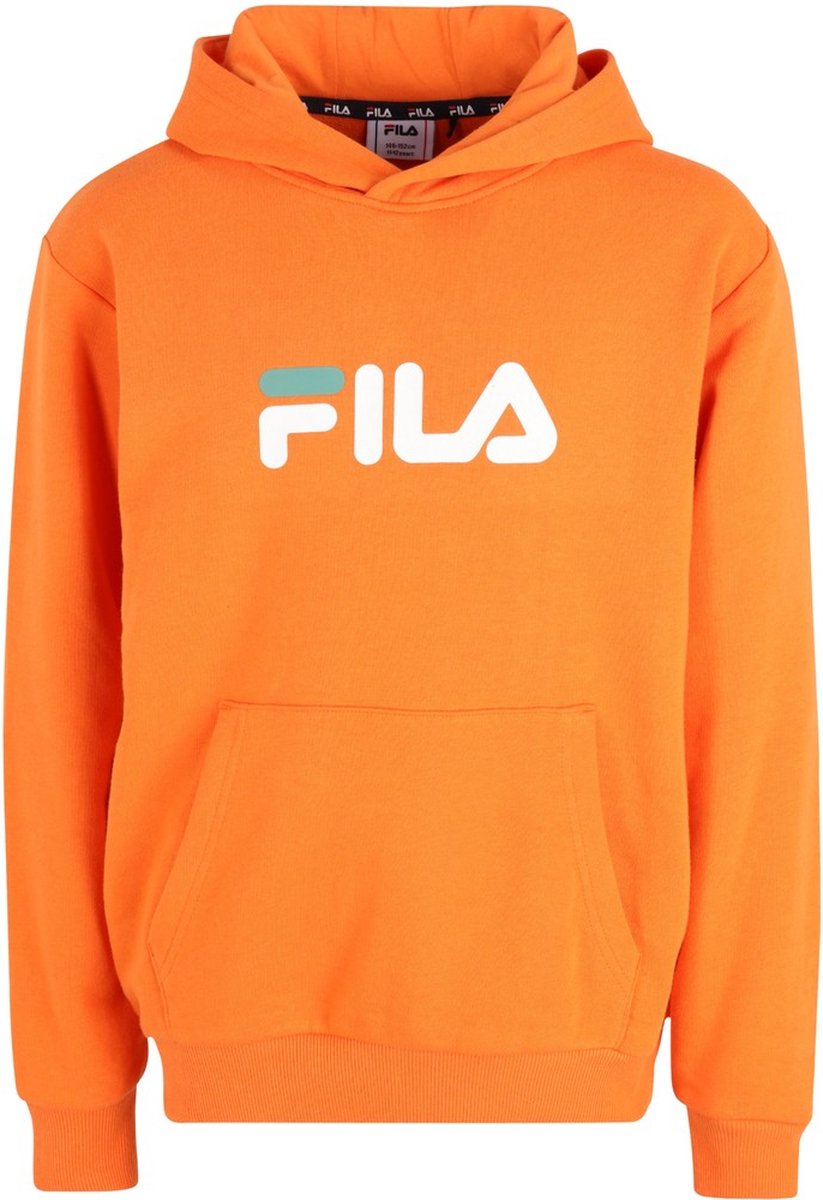 Fila Teens unisex hoodie Sande Classic Logo Hoody Celosia -170/176 Oranje