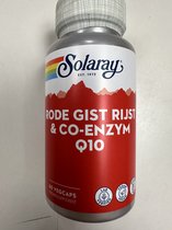 Solaray Rode Gist Rijst & CoQ10 60 Capsules