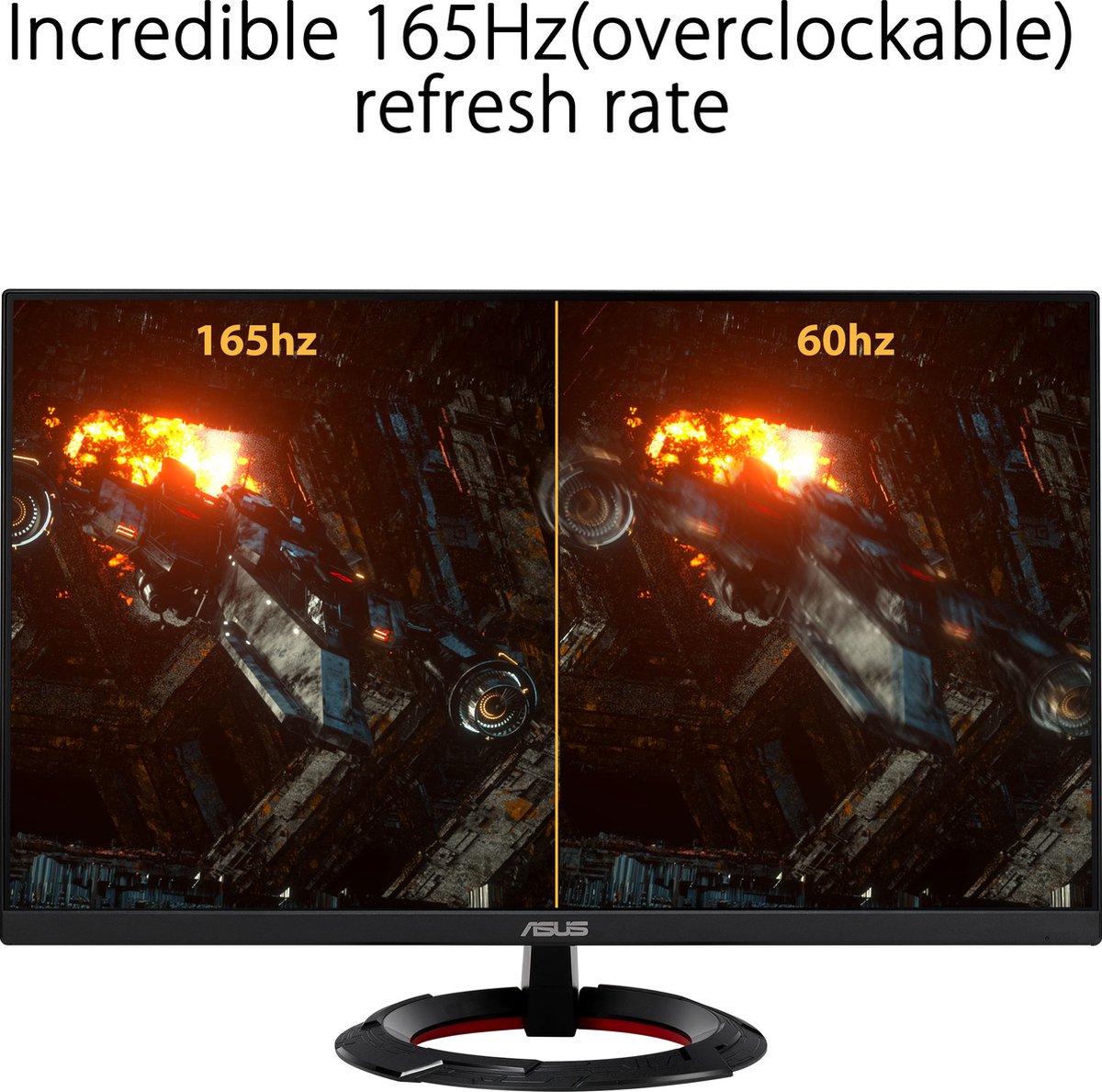 ASUS TUF Gaming VG249Q1R Gaming Monitor 165Hz 23.8 Inch - afbeelding 2
