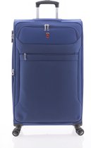 Gladiator 3D Grote Koffer - 78 cm - 100/115 liter - Expandable - Blauw