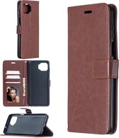 Portemonnee Book Case Hoesje Geschikt voor: Motorola Moto G 5G Plus -  bruin