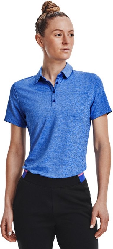 UA Zinger Short Sleeve Polo - Versa Blue / Oxford Blue / Metallic Silver